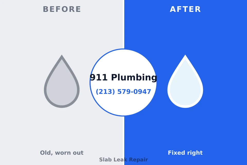 Before and after: plumbing repair Hamilton, IN